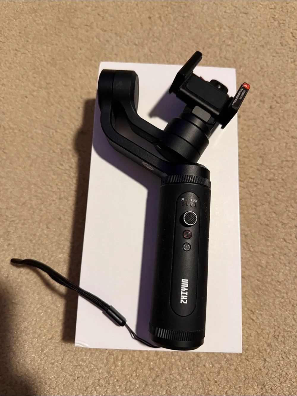 Smooth Q2 Black Handheld Smartphone Gimbal Stabilizer